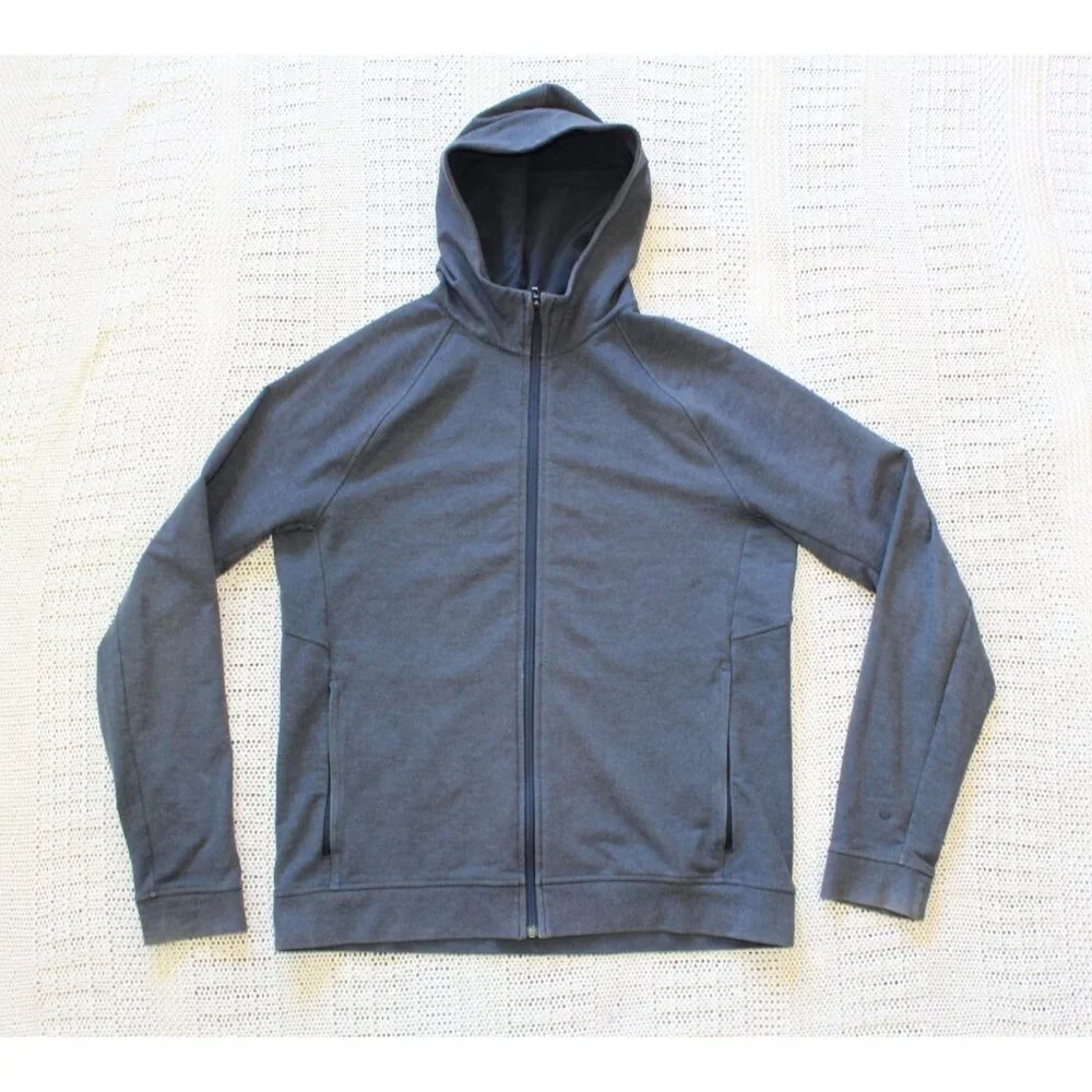 Lululemon City Sweat Full Zip Men's Hoodie long sleeve size Large Outdoor Top
